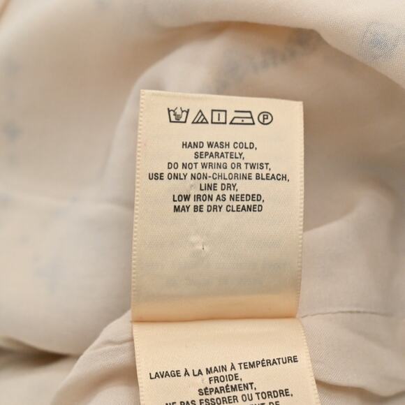 Anthropologie Womens Even Tide Shift Dress Size 4 HD IN PARIS Ivory Boho Print - Picture 10 of 12